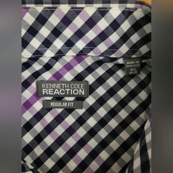 NWOT Kenneth Cole reaction button up - Picture 6 of 7